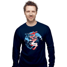 Load image into Gallery viewer, Daily_Deal_Shirts Long Sleeve Shirts, Unisex / Small / Navy Gojira Scream
