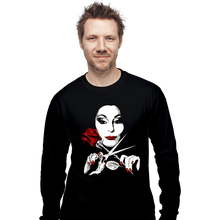 Load image into Gallery viewer, Secret_Shirts Long Sleeve Shirts, Unisex / Small / Black Morticia
