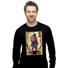 Load image into Gallery viewer, Daily_Deal_Shirts Long Sleeve Shirts, Unisex / Small / Black Captain Samurai
