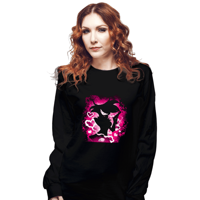 Daily_Deal_Shirts Long Sleeve Shirts, Unisex / Small / Black Spider Demon