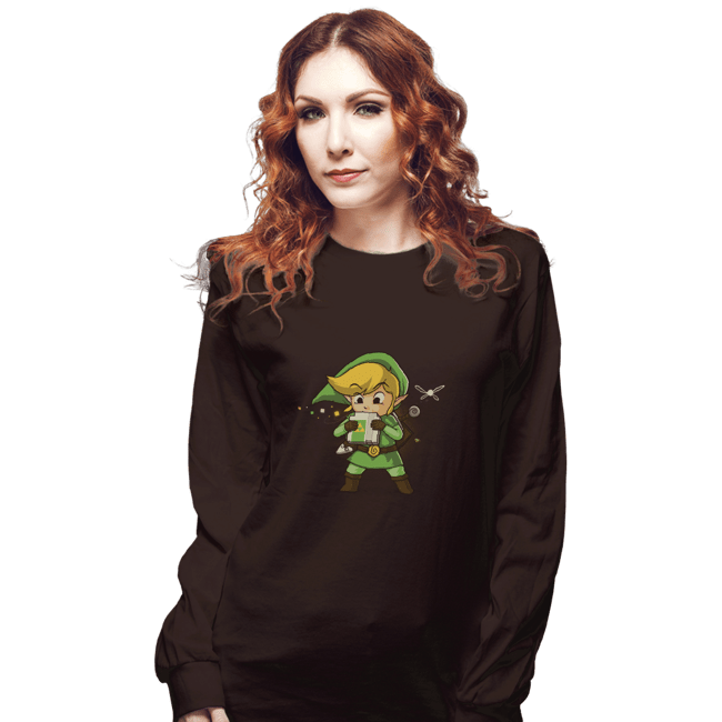 Shirts Long Sleeve Shirts, Unisex / Small / Dark Chocolate Cartridge Of Time