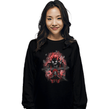 Load image into Gallery viewer, Shirts Long Sleeve Shirts, Unisex / Small / Black Red Riot Hero

