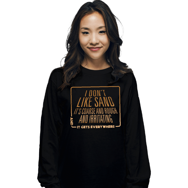 Secret_Shirts Long Sleeve Shirts, Unisex / Small / Black Bad Sand Feels