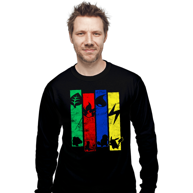 Shirts Long Sleeve Shirts, Unisex / Small / Black Pokestreaks