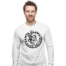 Load image into Gallery viewer, Secret_Shirts Long Sleeve Shirts, Unisex / Small / White Santa Claws

