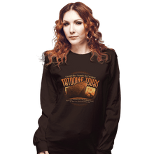 Load image into Gallery viewer, Shirts Long Sleeve Shirts, Unisex / Small / Dark Chocolate Tatooine Tours
