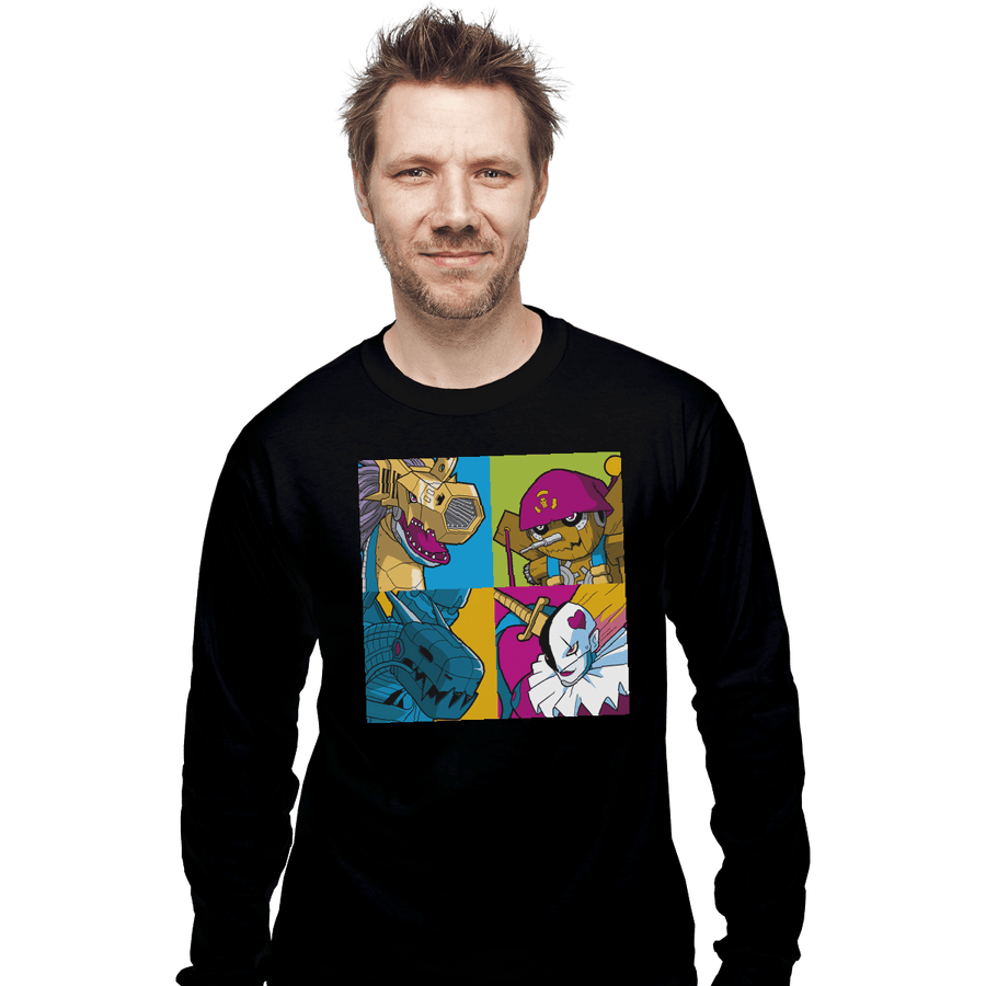 Shirts Long Sleeve Shirts, Unisex / Small / Black Dark Masters Pop