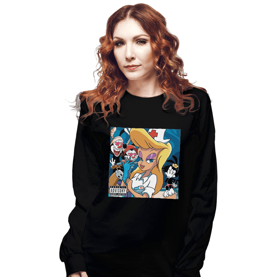 Shirts Long Sleeve Shirts, Unisex / Small / Black Nurse 182