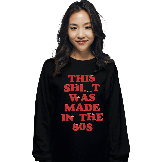 Secret_Shirts Long Sleeve Shirts, Unisex / Small / Black 80s Stuff
