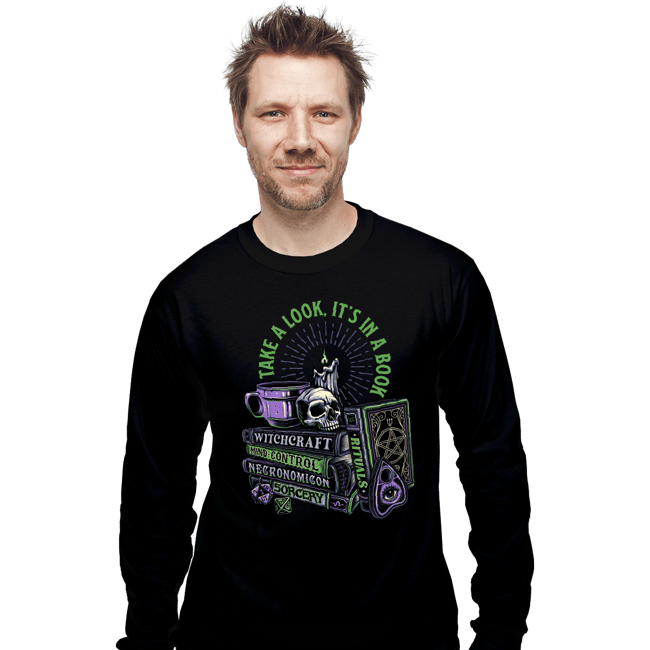 Secret_Shirts Long Sleeve Shirts, Unisex / Small / Black Dark Books