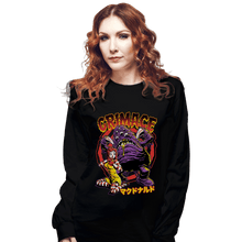 Load image into Gallery viewer, Shirts Long Sleeve Shirts, Unisex / Small / Black Grimace
