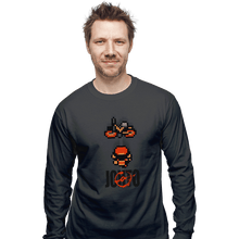 Load image into Gallery viewer, Shirts Long Sleeve Shirts, Unisex / Small / Charcoal Neo Johto
