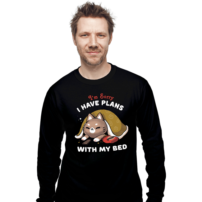 Shirts Long Sleeve Shirts, Unisex / Small / Black I Have Plans
