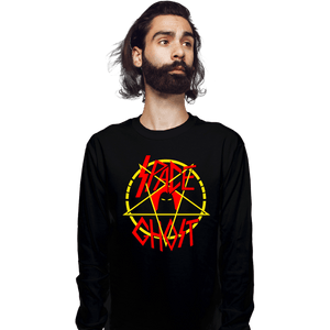 Daily_Deal_Shirts Long Sleeve Shirts, Unisex / Small / Black Space Slayer