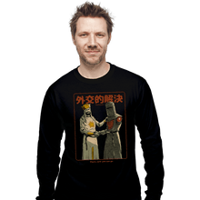Load image into Gallery viewer, Daily_Deal_Shirts Long Sleeve Shirts, Unisex / Small / Black Medieval Diplomacy
