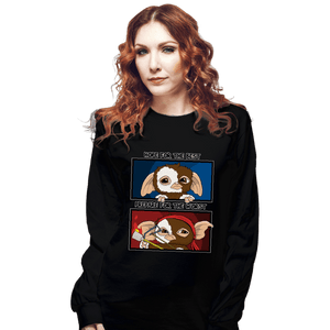 Secret_Shirts Long Sleeve Shirts, Unisex / Small / Black Gizmo Prepared