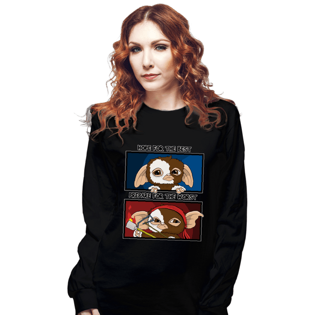 Secret_Shirts Long Sleeve Shirts, Unisex / Small / Black Gizmo Prepared
