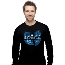 Load image into Gallery viewer, Daily_Deal_Shirts Long Sleeve Shirts, Unisex / Small / Black Who-Tang
