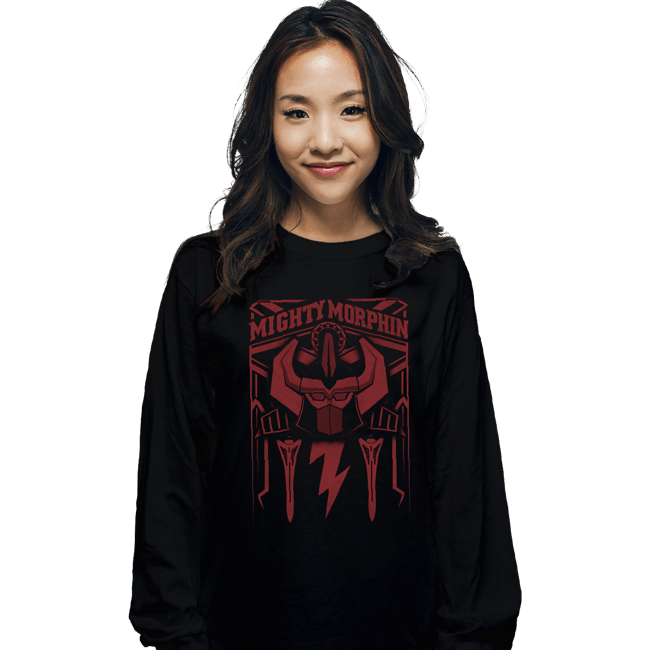 Shirts Long Sleeve Shirts, Unisex / Small / Black Megazord