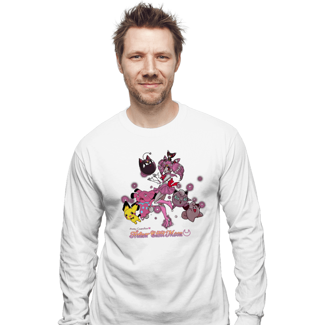 Shirts Long Sleeve Shirts, Unisex / Small / White Trainer Chibi Moon