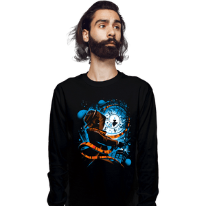 Daily_Deal_Shirts Long Sleeve Shirts, Unisex / Small / Black The 4th Doctor