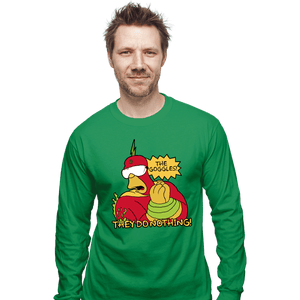 Secret_Shirts Long Sleeve Shirts, Unisex / Small / Irish Green The Goggles