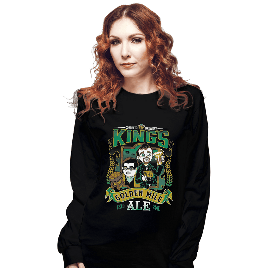Shirts Long Sleeve Shirts, Unisex / Small / Black King's Ale