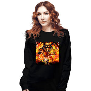 Shirts Long Sleeve Shirts, Unisex / Small / Black Van Gogh Never Passed