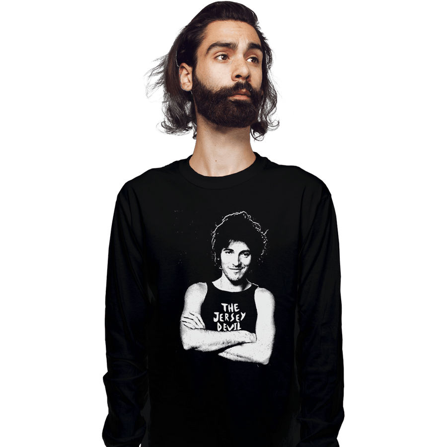 Shirts Long Sleeve Shirts, Unisex / Small / Black Jersey Devil