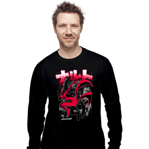 Shirts Long Sleeve Shirts, Unisex / Small / Black Kyuubi