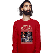 Load image into Gallery viewer, Daily_Deal_Shirts Long Sleeve Shirts, Unisex / Small / Red RPG &amp; Chill
