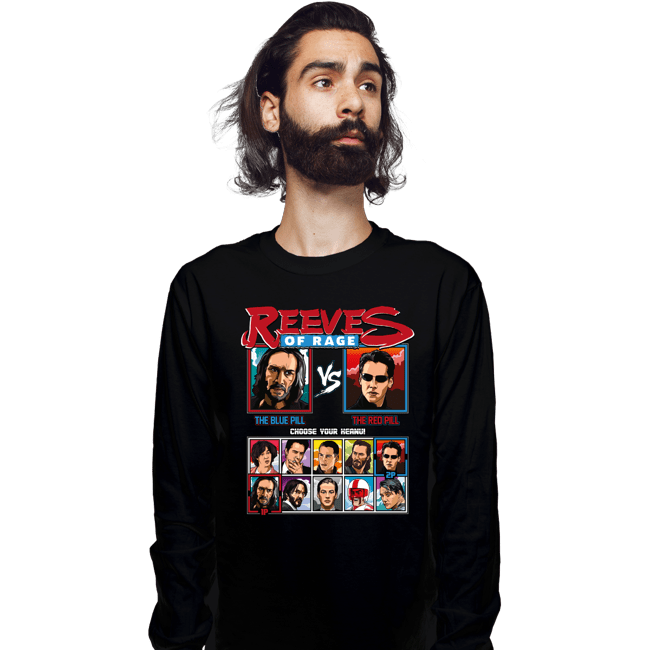 Secret_Shirts Long Sleeve Shirts, Unisex / Small / Black Rage Matrix
