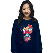 Load image into Gallery viewer, Secret_Shirts Long Sleeve Shirts, Unisex / Small / Navy Sakura Spring...
