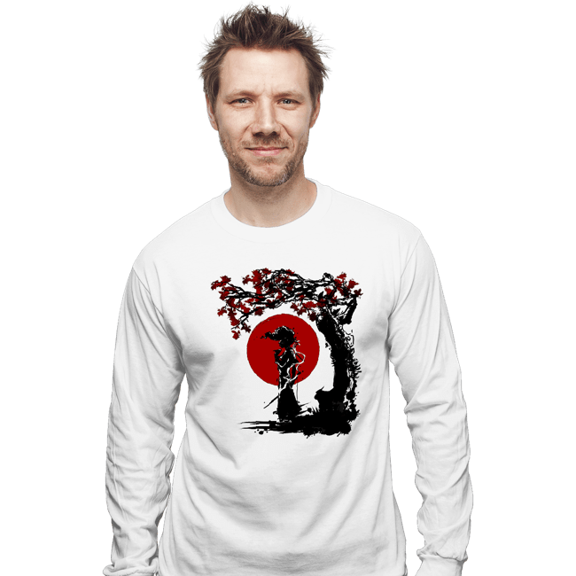Shirts Long Sleeve Shirts, Unisex / Small / White Afro Under The Sun