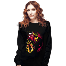 Load image into Gallery viewer, Daily_Deal_Shirts Long Sleeve Shirts, Unisex / Small / Black Diable Jambe
