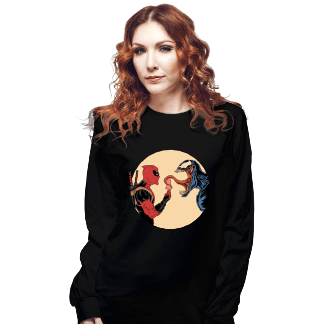 Shirts Long Sleeve Shirts, Unisex / Small / Black Venom Ice Cream