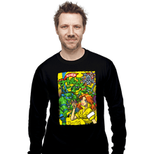 Load image into Gallery viewer, Daily_Deal_Shirts Long Sleeve Shirts, Unisex / Small / Black Turtles Japan
