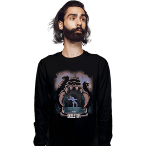 Shirts Long Sleeve Shirts, Unisex / Small / Black The Skeletor