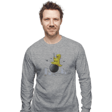 Load image into Gallery viewer, Shirts Long Sleeve Shirts, Unisex / Small / Sports Grey Wrecking Ball
