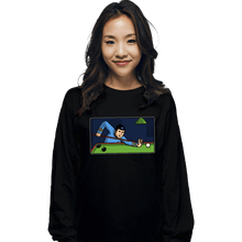 Load image into Gallery viewer, Daily_Deal_Shirts Long Sleeve Shirts, Unisex / Small / Black Vulcan Snooker Player
