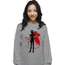 Load image into Gallery viewer, Shirts Long Sleeve Shirts, Unisex / Small / Sports Grey Crimson Pilot
