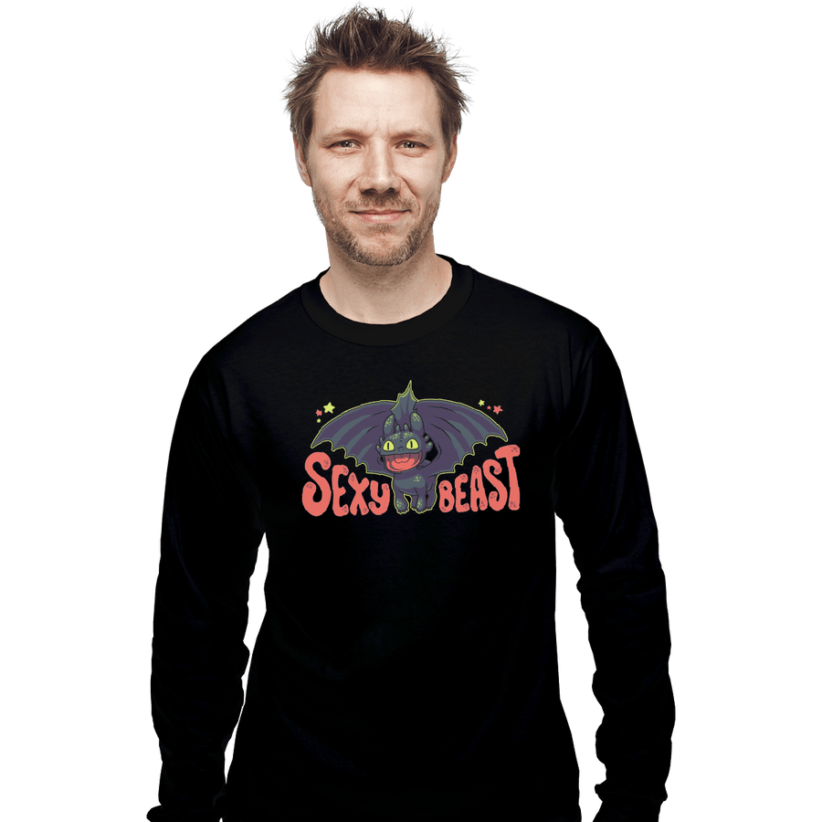 Secret_Shirts Long Sleeve Shirts, Unisex / Small / Black Sexy Beast Secret Sale