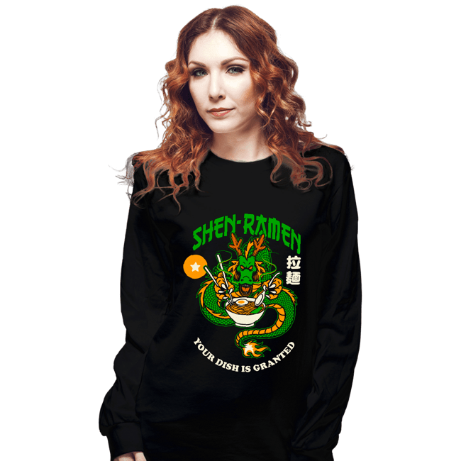 Secret_Shirts Long Sleeve Shirts, Unisex / Small / Black Shen Ramen