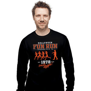 Daily_Deal_Shirts Long Sleeve Shirts, Unisex / Small / Black Halloween Fun Run