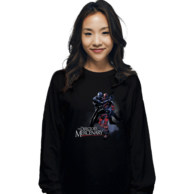 Shirts Long Sleeve Shirts, Unisex / Small / Black The Director's Mercenary