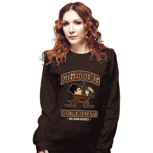 Daily_Deal_Shirts Long Sleeve Shirts, Unisex / Small / Dark Chocolate Fighting Browncoats