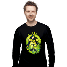 Load image into Gallery viewer, Shirts Long Sleeve Shirts, Unisex / Small / Black Verdant Strider Tighnari
