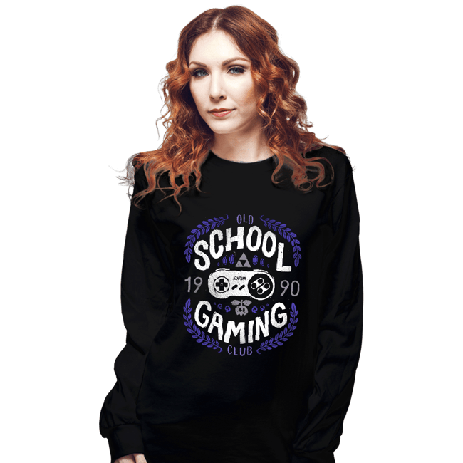Shirts Long Sleeve Shirts, Unisex / Small / Black SNES Gaming Club