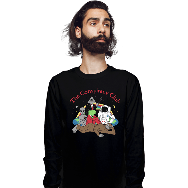 Secret_Shirts Long Sleeve Shirts, Unisex / Small / Black Conspiracy Bunch