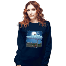 Load image into Gallery viewer, Shirts Long Sleeve Shirts, Unisex / Small / Navy Above The Clouds
